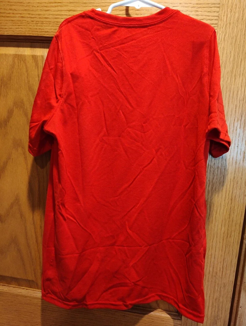 Boys Nike Red Short-Sleeve Dri-FIT Athletic Tee